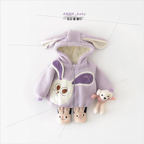 Baby tops lamb wool coat 0-3 years old children Korean of t-图0