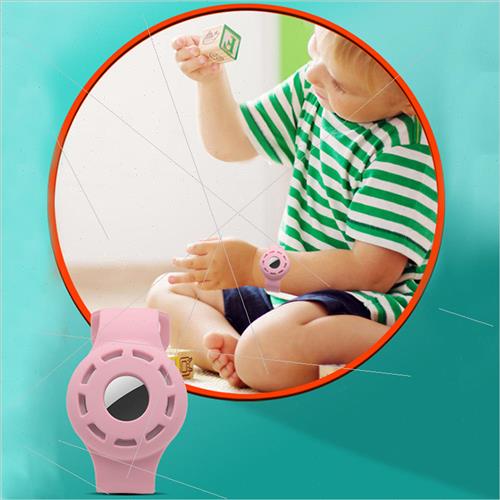 适用 Apple tracking locator airtag silicone kids watch band-图1