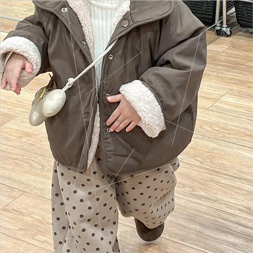 2023 winter childrens clothing new childrens jacket Korean - 图0