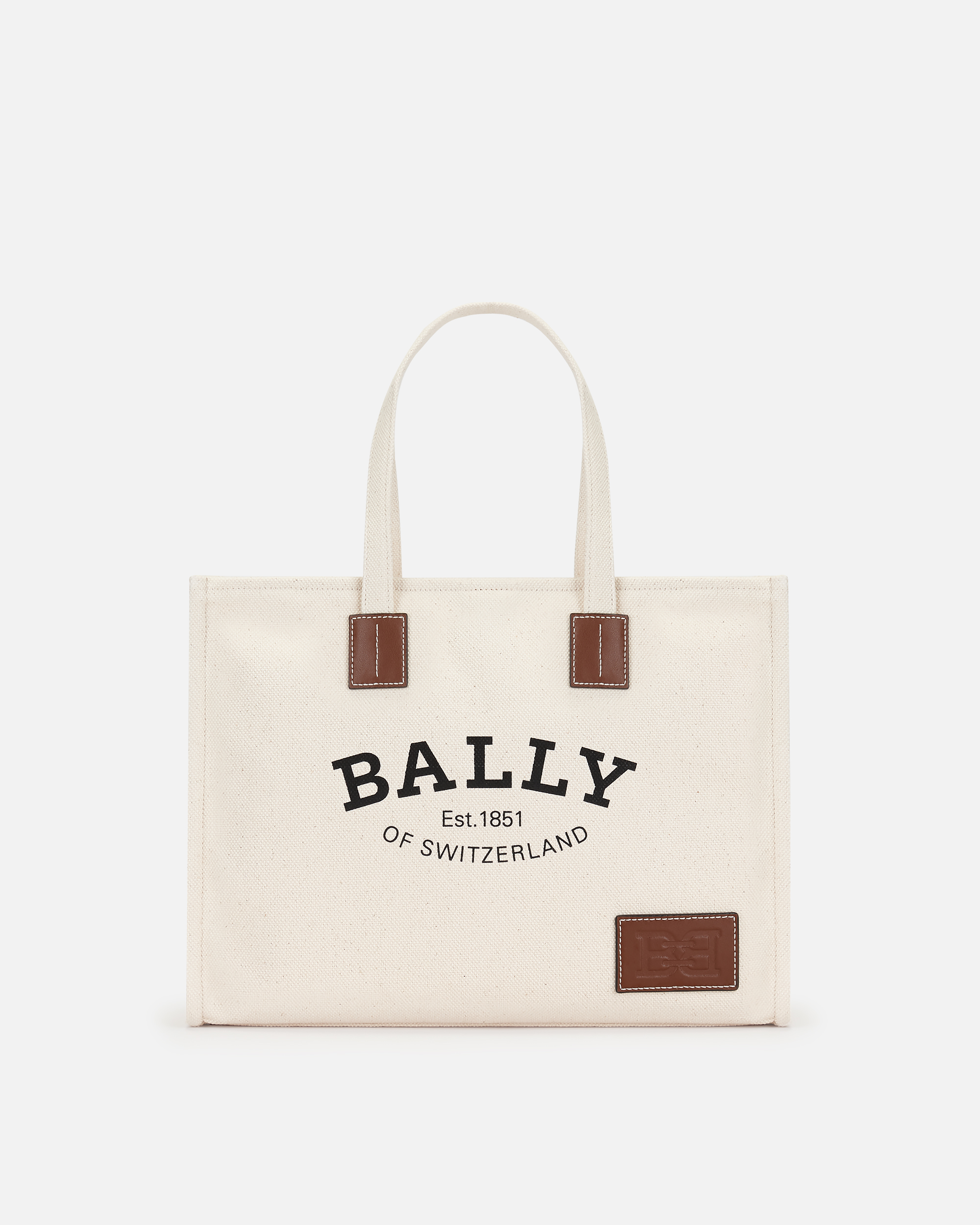 BALLY/巴利女士经典帆布单肩斜挎手提包水桶包-图0