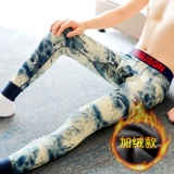 Удерживающие тепло штаны, зимние леггинсы, термобелье, увеличенная толщина, в обтяжку