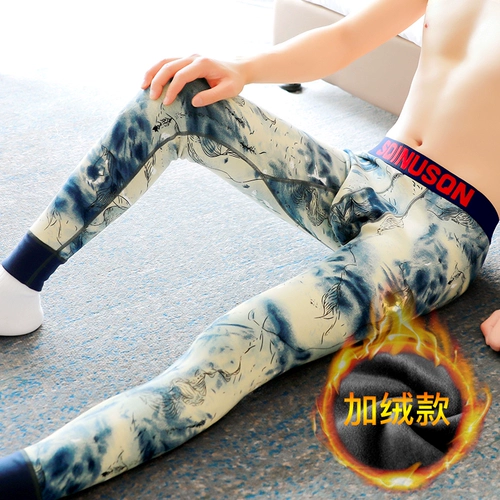 Удерживающие тепло штаны, зимние леггинсы, термобелье, увеличенная толщина, в обтяжку