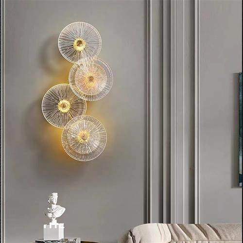 Designer sample room light luxury wall lamp living room bedr - 图1