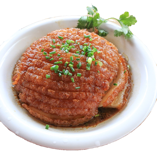 陆宝扣肉广西五花肉陆川土猪农家玉林特产虎皮扣肉500g - 图1