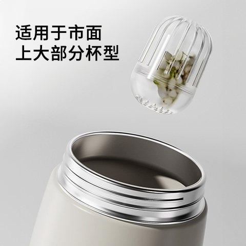 茶漏茶滤泡茶神器Tritan材质耐高温茶水过滤器保温水杯通用泡茶球 - 图3