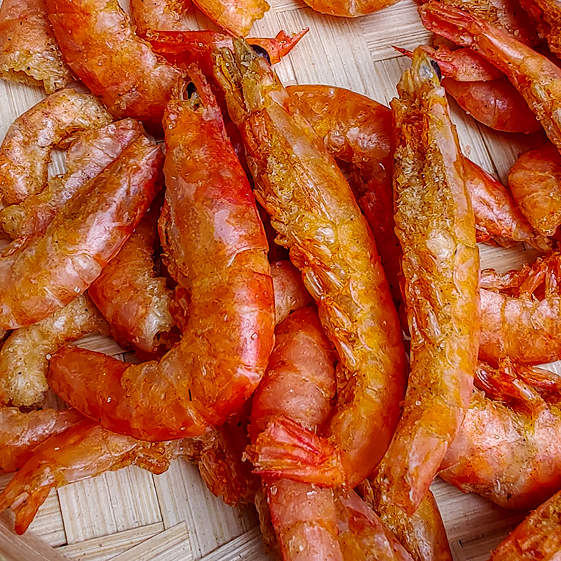 【含钙量高】金珍海苔脆虾干袋装烤虾干虾米即食休闲零食舟山特产 - 图2