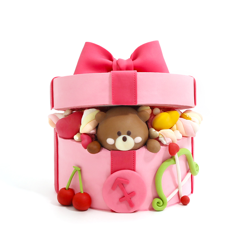 【射手座的礼物PINK】星座生日蛋糕券北京上海同城配送MS BONCAKE - 图2