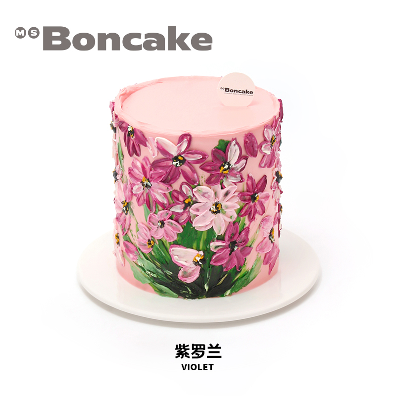 雪燕玫瑰【紫罗兰】奶酪霜裱花生日蛋糕券京沪同城配送MS BONCAKE - 图2