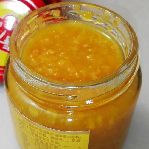 春光辣椒酱100克X6瓶 香辣特辣剁椒蒜蓉黄灯笼椒海南三亚特产 - 图0