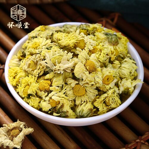 正品杭白菊500克g 菊花茶 新花杭州桐乡朵菊花茶散装白菊花正宗 - 图0