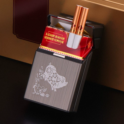 Портсигар, металлическая креативная банка для хранения, резная лента, алюминиевый сплав