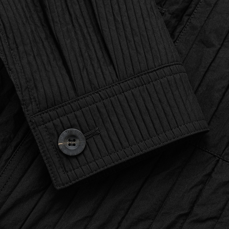 JDV奥莱旗舰店秋季折扣新品男装条纹棉质男士夹克休闲简约外套 - 图2