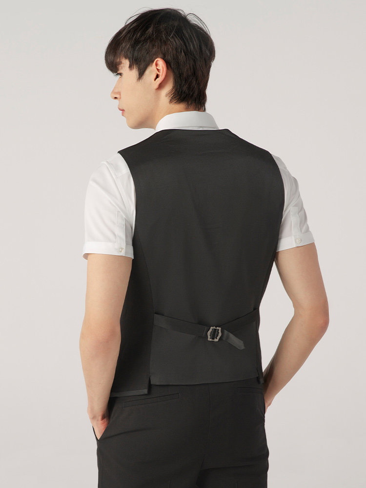 男装春秋季新品休闲职场通勤正装修身黑色马甲西服马甲,淘宝优惠券,粉丝福利购,淘宝优惠卷