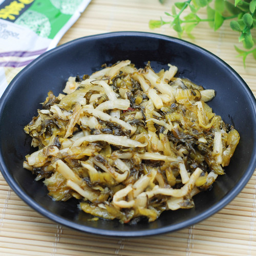福建宝食梅菜笋丝酱菜咸菜宏绿下饭菜腌菜酸菜榨菜80g - 图2