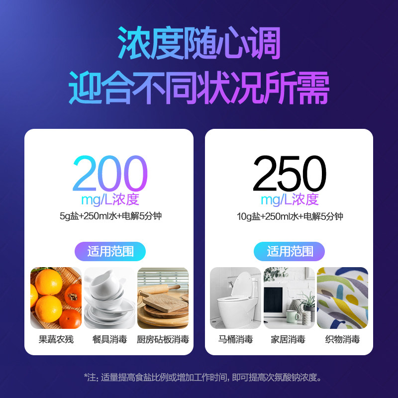美的出品华凌便携自制家用消毒水 华凌厨卫其他大家电配件
