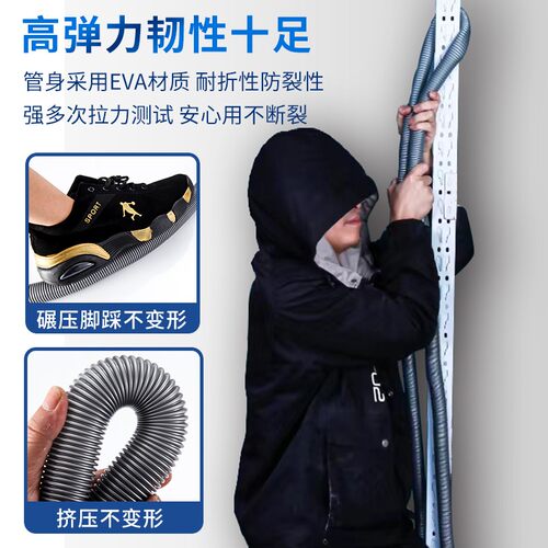 通用全自动洗衣机排水管加长延长下水软管出水放波轮防臭滚筒管子 - 图0