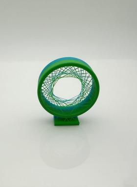 3D FDM打印拉线艺术桌面小摆件