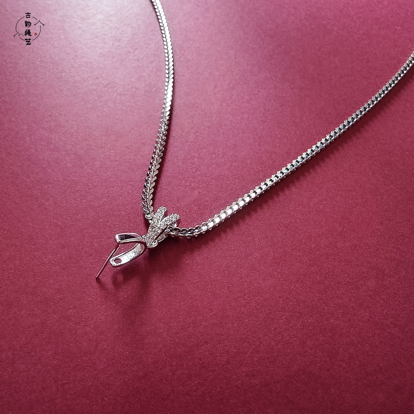 高级纯银狐尾项链万能扣链子翡翠玉坠佛公链礼物毛衣链男女款长链,淘宝优惠券,粉丝福利购,淘宝优惠卷