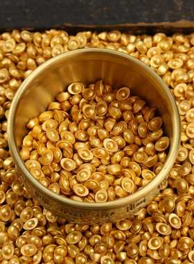 黄金色仿真金沙金元宝装饰摆件百福米缸招财进宝聚财家居开业饰品