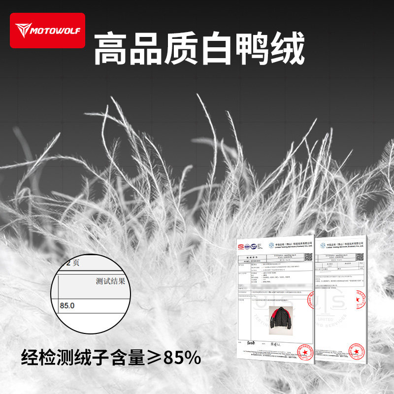 摩多狼冬季摩托车骑行服摩旅上衣骑士装备防摔保暖外套机车羽绒服,淘宝优惠券,粉丝福利购,淘宝优惠卷