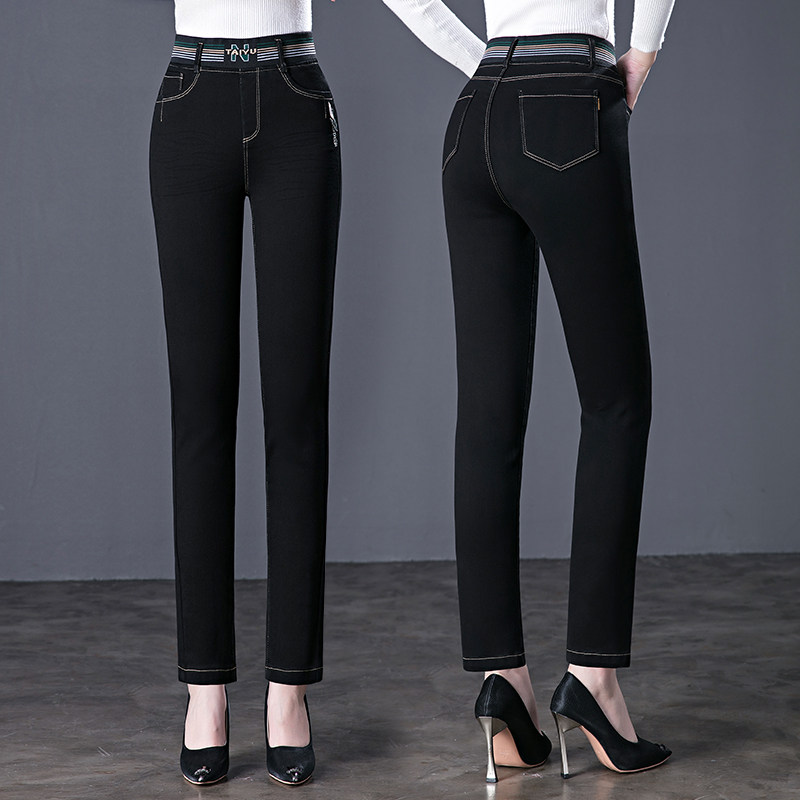 直筒春秋2022新款厚款中年牛仔裤 奥卡文牛仔裤