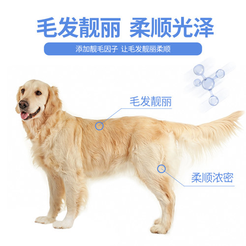 金毛专用狗粮40斤装冻干20kg幼犬成犬通用型美毛补钙天然粮大型犬 - 图1