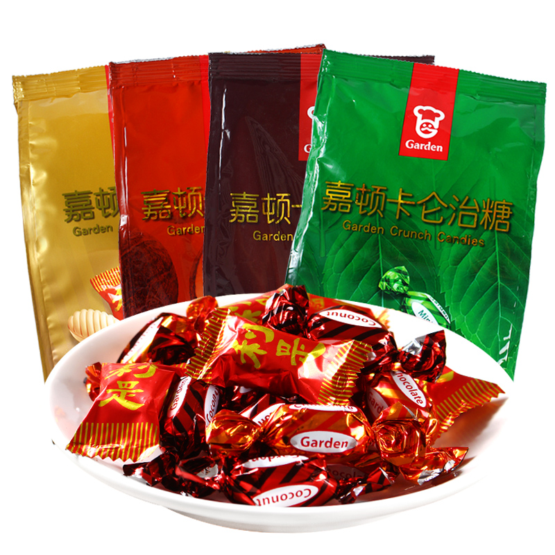 Garden嘉顿利是糖什锦糖果300g袋夹心节日高端送礼休闲聚会零食品_虎窝淘