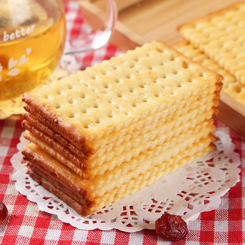 半球味丹奶盐苏打饼干500g淮山味芝麻咸味梳打饼休闲零食独立包装 - 图2