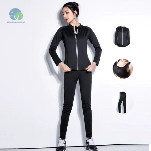 Комплект, форма, летняя одежда для йоги для спортзала, для бега