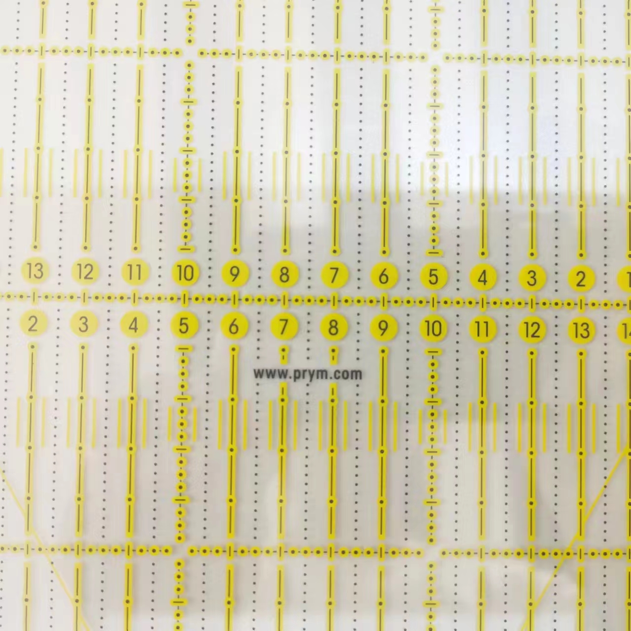 德国PRYM拼布尺15*60CM机缝尺omnigrid厘米尺-图1
