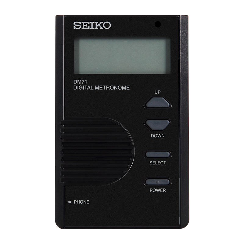 seiko精工律动专卖店日本精工电子节拍器古筝钢琴考级专用吉他小提琴迷你打拍节奏通用0