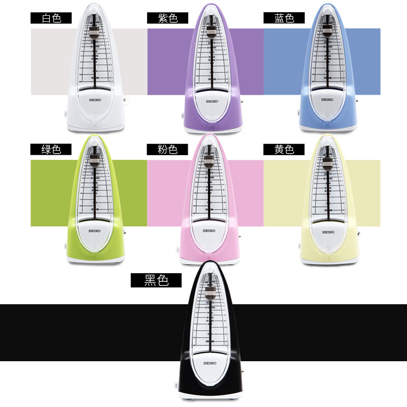 seiko精工律动专卖店日本精工seiko钢琴节拍器考级专用古筝小提琴吉他机械打拍器正品1