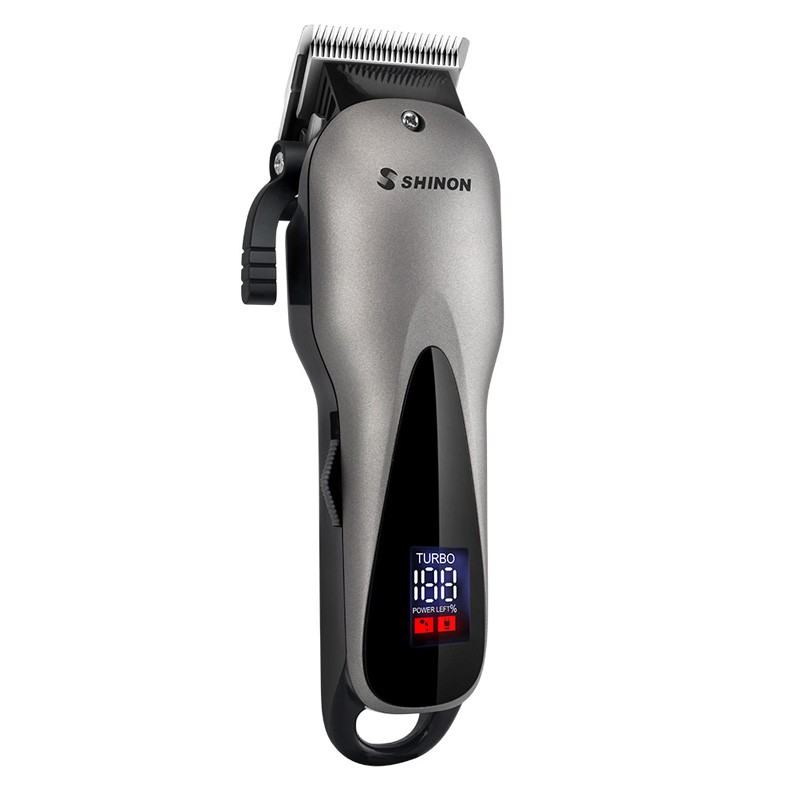 理发店油头电推剪液晶显示剃头剪发廊专用渐变电推子雕刻痕理发器 - 图3