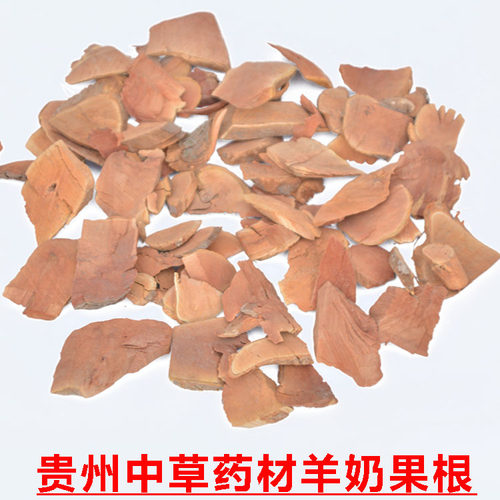 贵州省野生羊山咪树根中草药材羊奶果牛虱子果根奶头根片500g包邮 - 图2