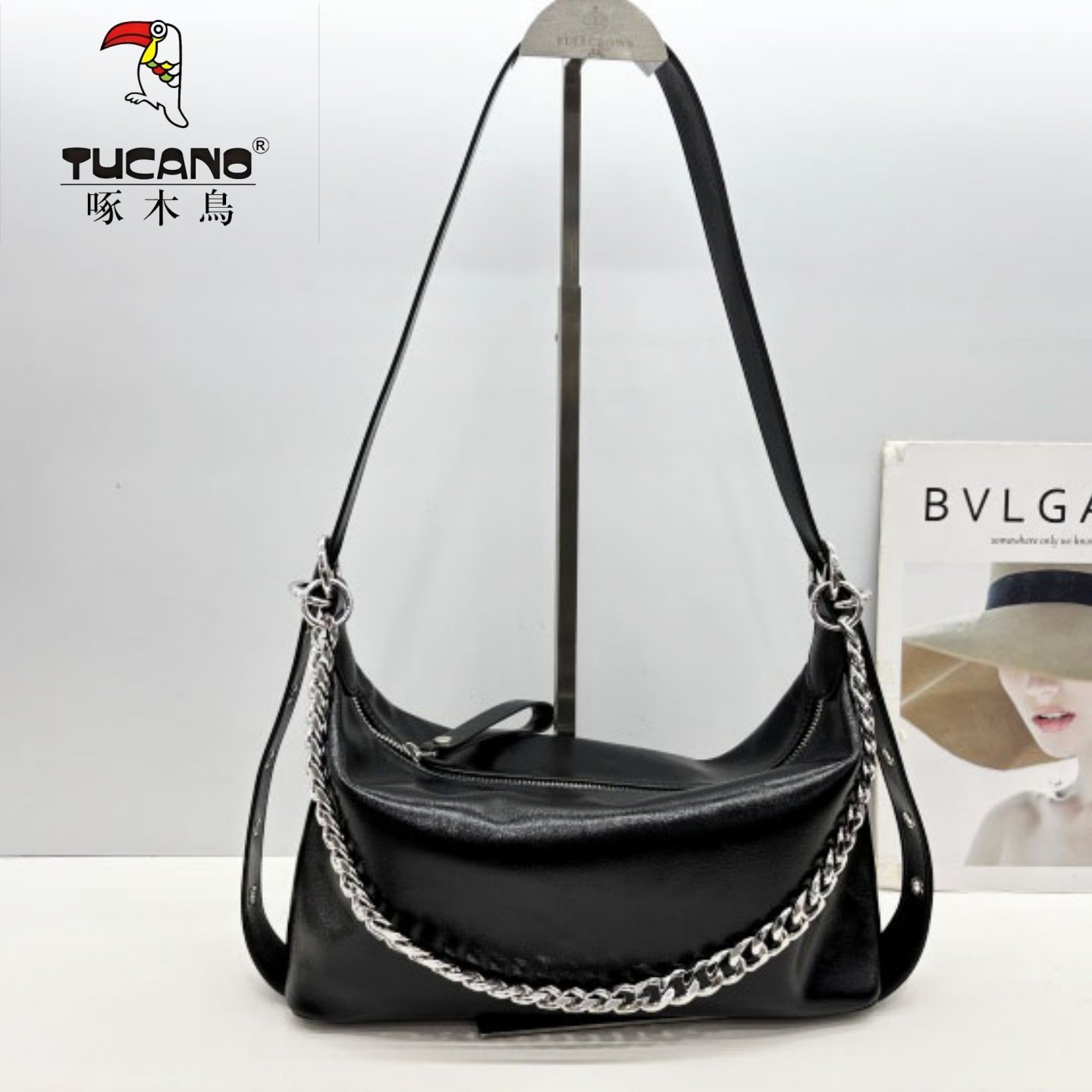 TUCANO/啄木鸟商场同款女包2026新款小众链条腋下包单肩包TBK6461,淘宝优惠券,粉丝福利购,淘宝优惠卷