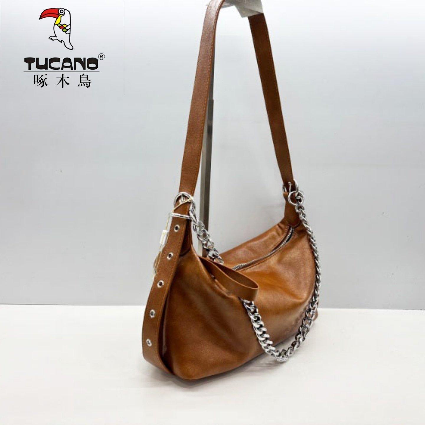 TUCANO/啄木鸟商场同款女包2026新款小众链条腋下包单肩包TBK6461,淘宝优惠券,粉丝福利购,淘宝优惠卷