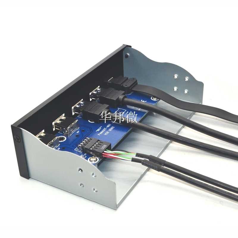 5.25 Inch USB 3.1 GEN2 Front Panel USB Hub 2 Ports USB 3.0 + - 图2