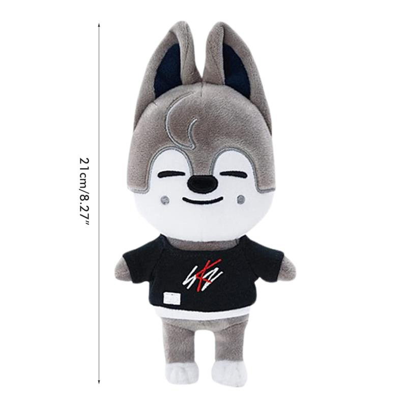 Skzoo Plush Toys 20cm Stray Kids Anime Kawaii Wolf Chan Leeb - 图2