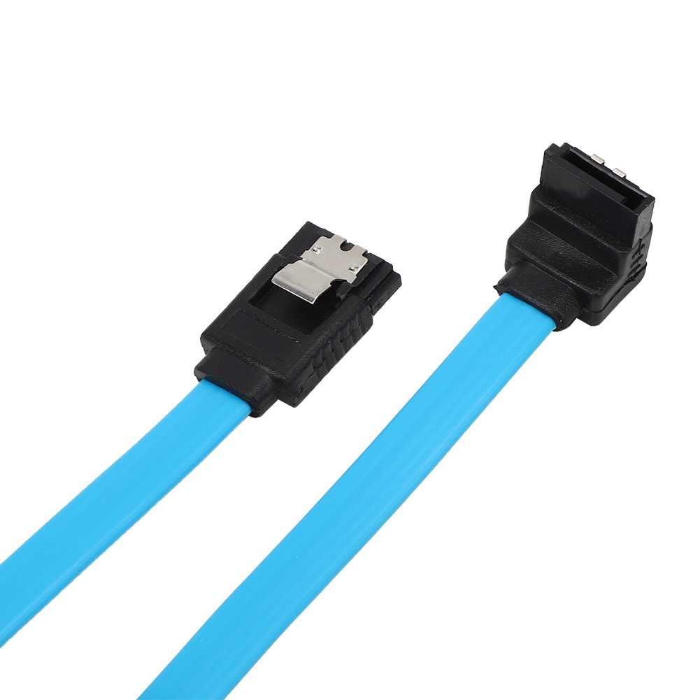 contacteur modulaire 5PCs SATA3.0 Data Cable Elbow Blue 6Gb/ - 图1