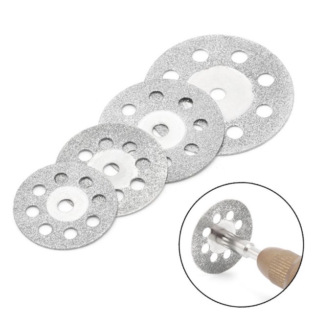 BENGU 5pcs Diamonte Cutting Disc Grinding Wheel Drill Circul - 图3
