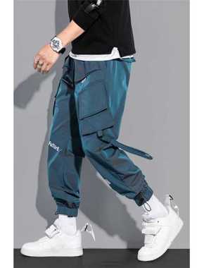 Men's Cargo Pants Fashion Hip Hop Multi-pocket Trous