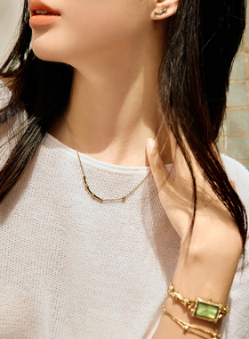 DAVENA蒂玮娜小竹节项链