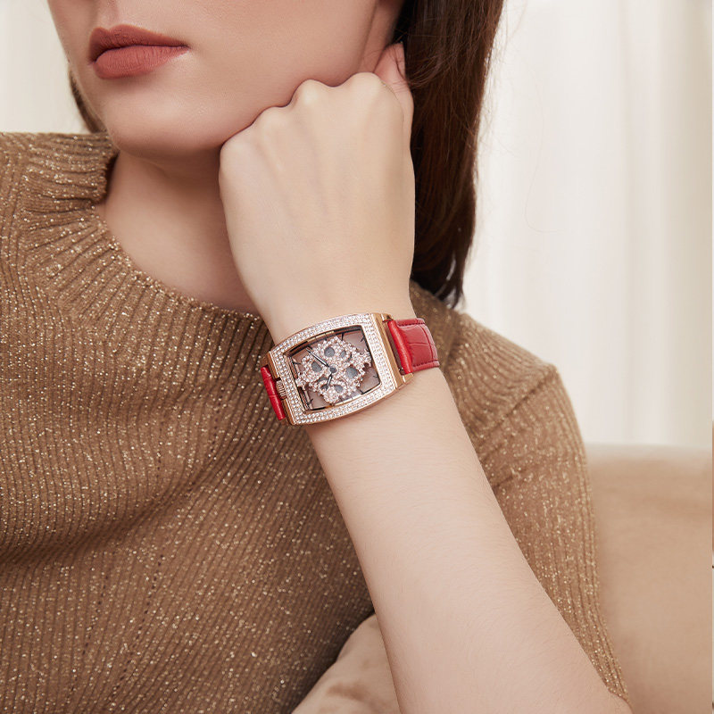 davena蒂玮娜时来运转女扑克女表 davena手表国产腕表