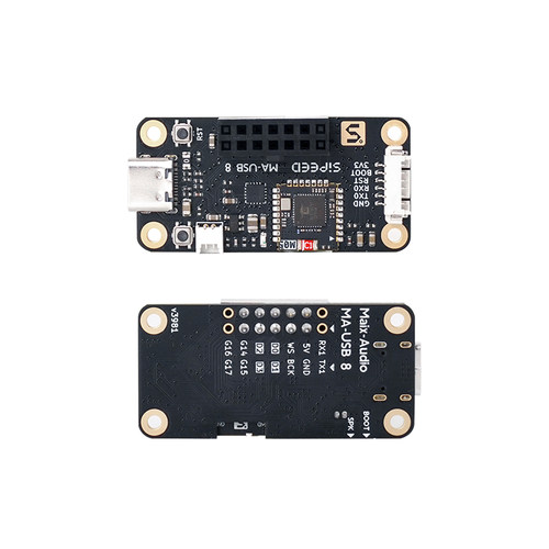 Sipeed 6+1Mic Array麦克风阵列 声源定位 波束成形 USB 免驱声卡 - 图2