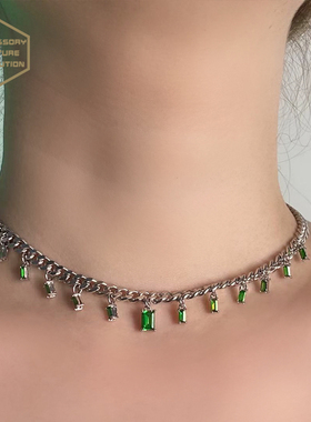 埃斯意choose绿宝石轻奢小众款女