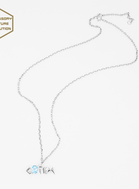 925银宝石两用款小众设计项链