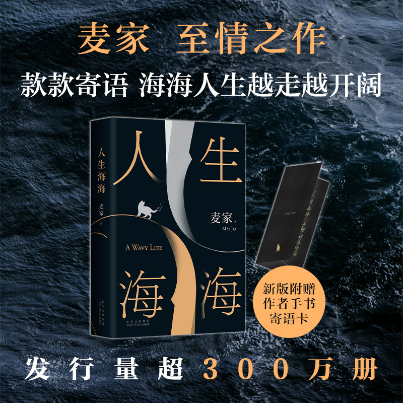 【赠印签寄语卡】人生海海2023版 麦家茅盾文学奖得主风声解密暗算人生哲学文学小说畅销书书籍畅销 莫言史铁生杨洋董卿朗读推 荐 - 图2