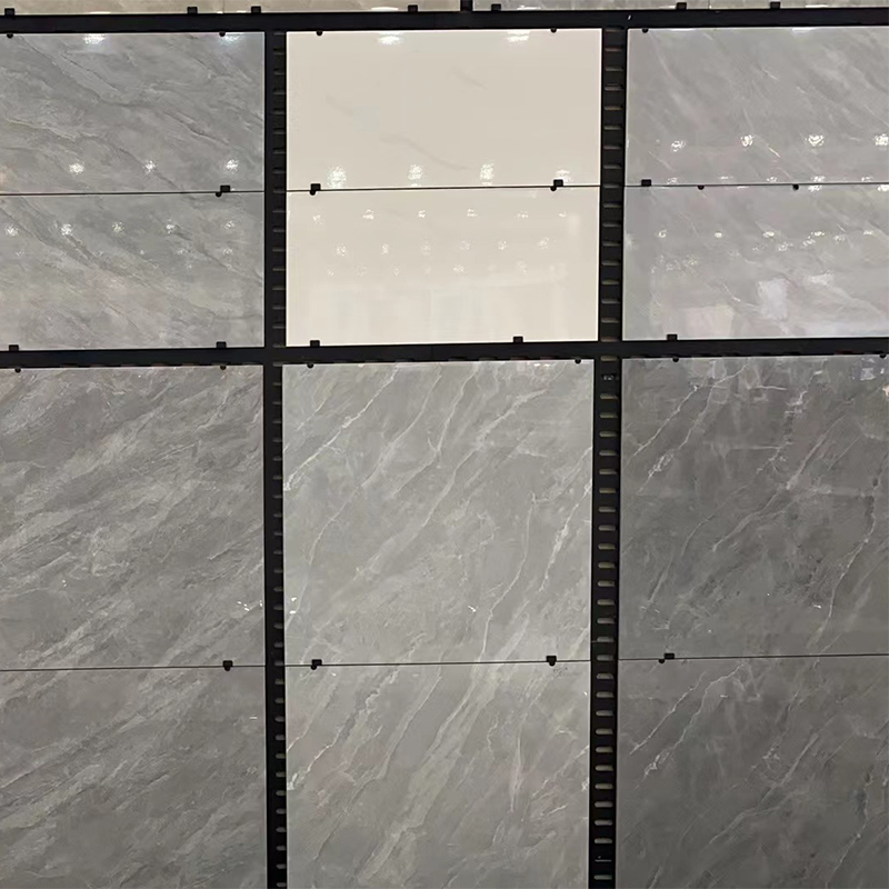 广东佛山灰色通体大理石瓷砖800x800客厅地板砖工程防滑地砖80x80