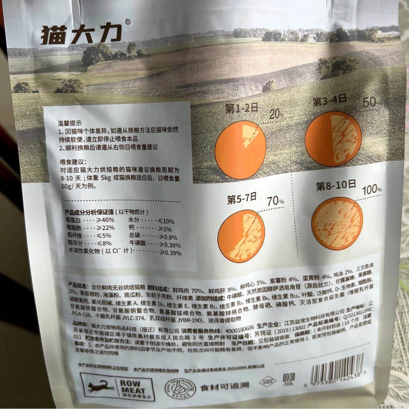 猫大力烘焙猫粮【试吃装囤货】幼猫成年猫全价0添加谷物鲜肉猫粮 - 图2