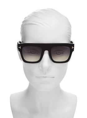 海外代购Tom Ford/汤姆福特女士太阳眼镜UV防护防紫外线平顶方框